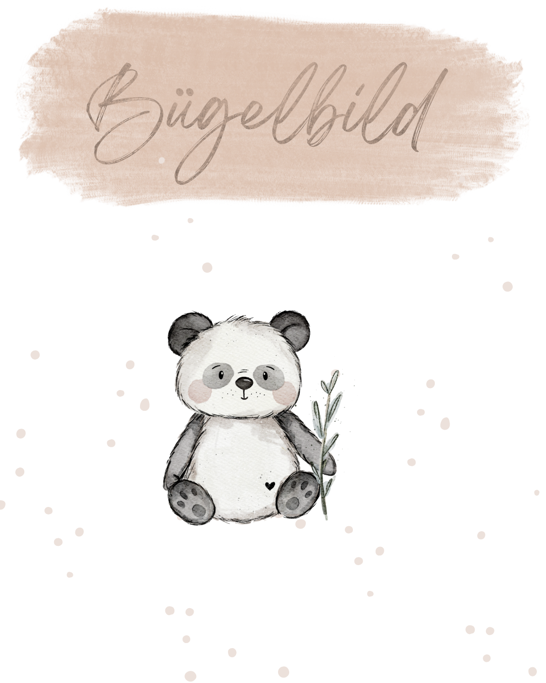 Bügelbild groß - Koala 11x13 cm