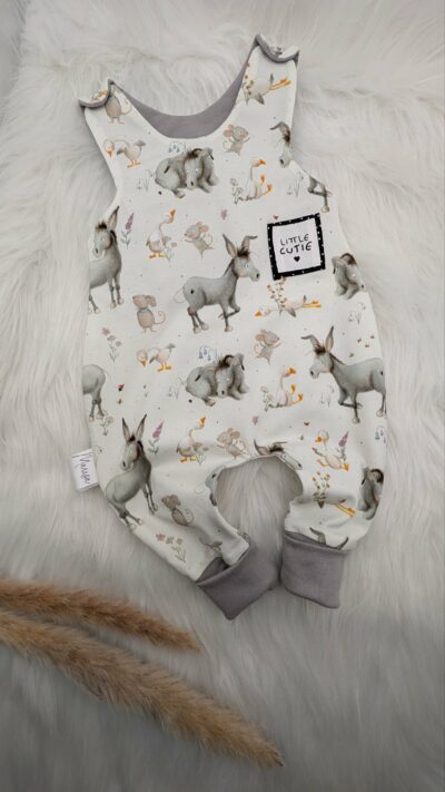 Strampler drei Freunde 0-3 Monate