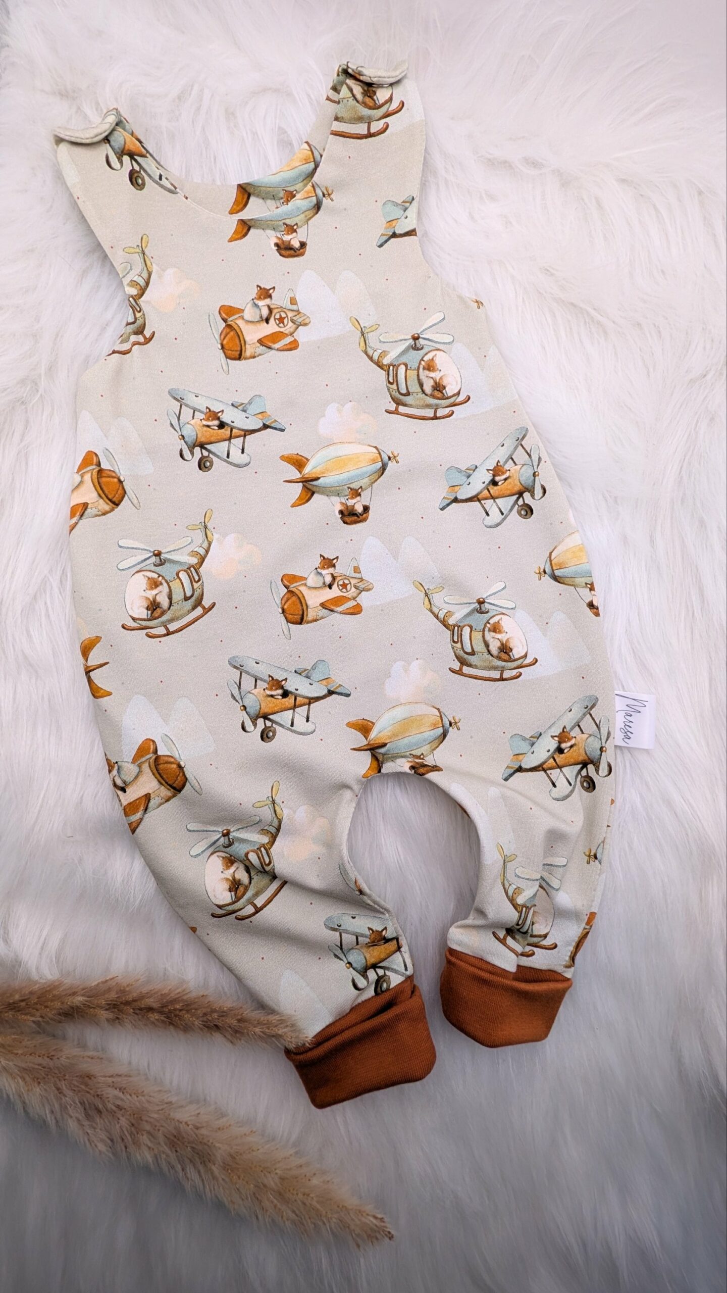 Strampler fliegender Fuchs 3-6 Monate