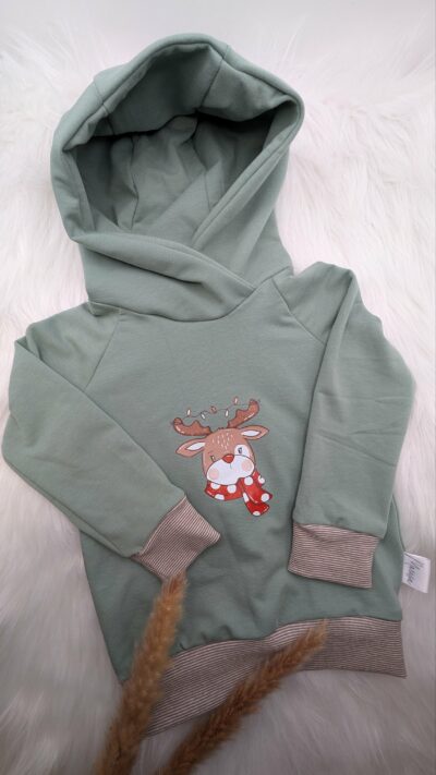 Hoodie Weihnachtselch 2-3 Jahre (Gr.98)
