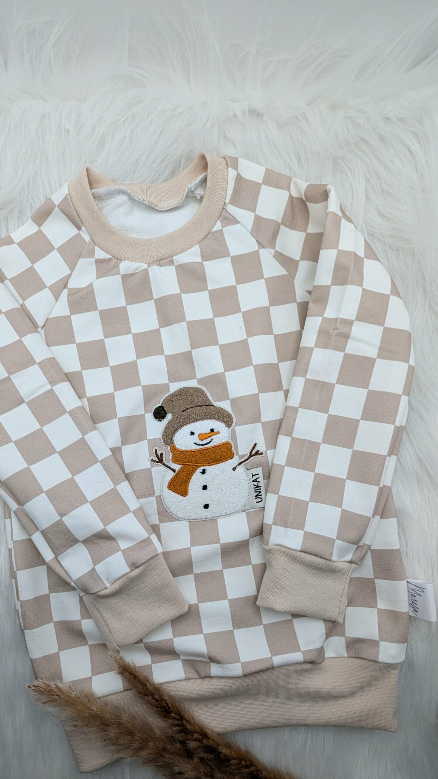 Pullover Schneemann 4-5 Jahre (Gr. 110)