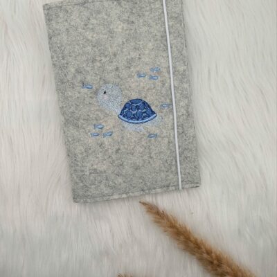 U-Heft Hülle Filz Schildkröte