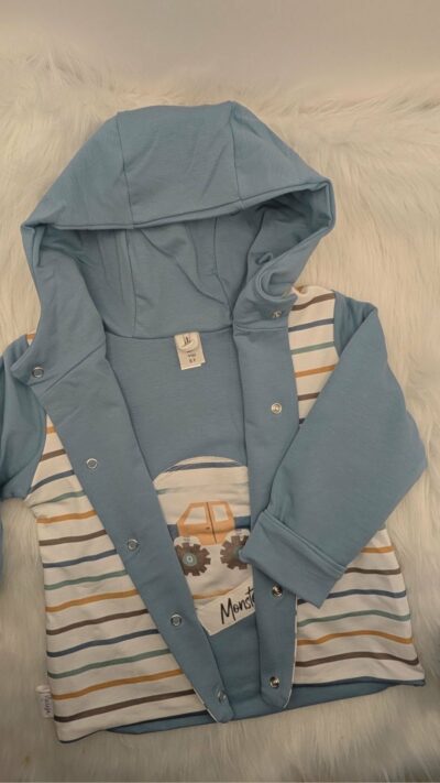 Wendejacke, mitwachsend Monstertruck Gr. 110