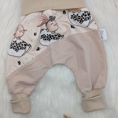 Mitwachshose Hase Leo mit Streifen Gr. 50/56