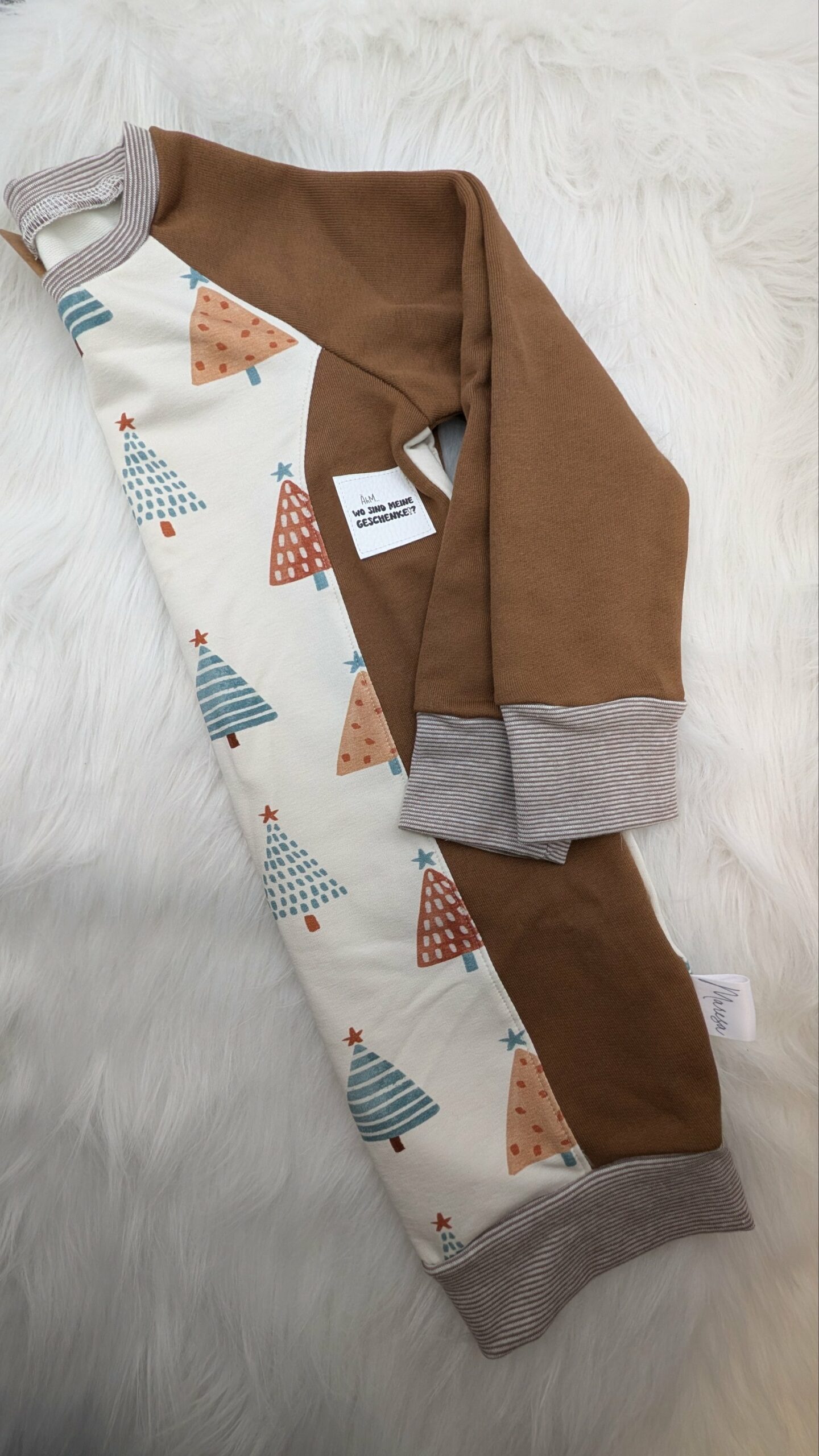 Longkleid Tannenbäume Gr.116 – Bild 3