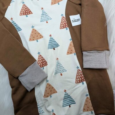 Longkleid Tannenbäume Gr.116