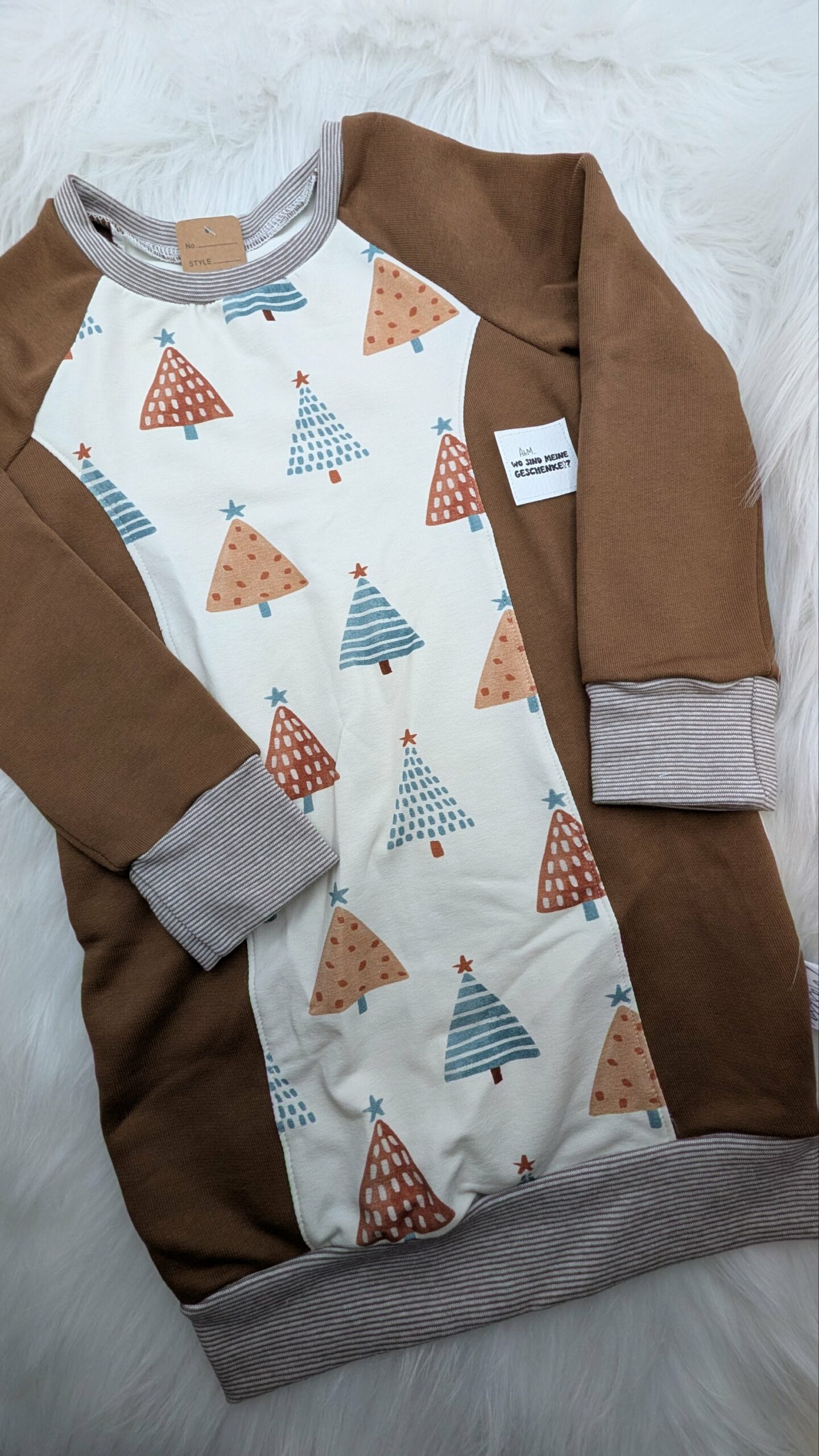 Longkleid Tannenbäume Gr.116