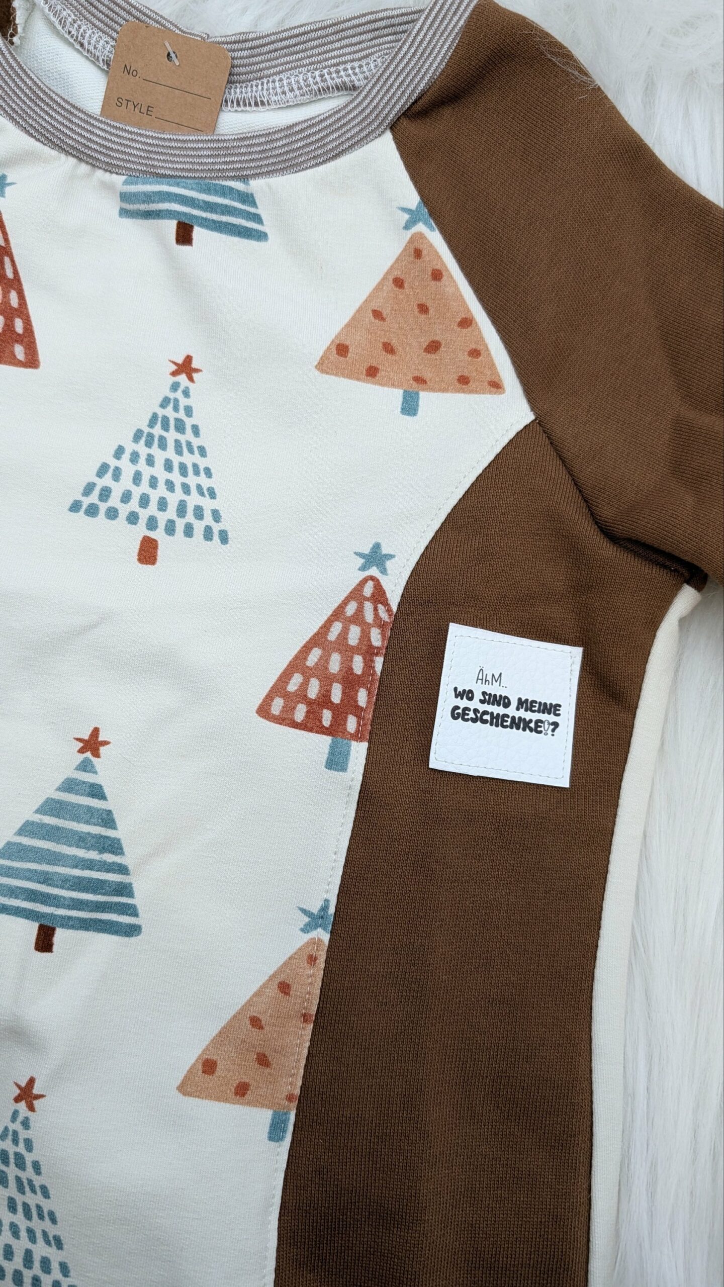 Longkleid Tannenbäume Gr.116 – Bild 2