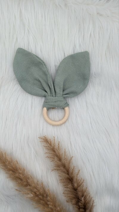 Greifling Ring FSC®-Holz mint