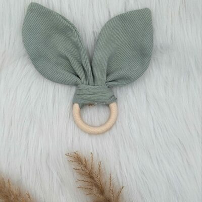 Greifling Ring FSC®-Holz mint