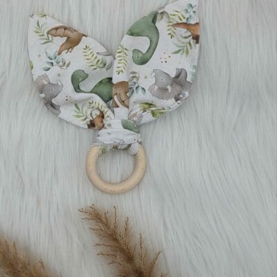 Greifling Ring FSC®-Holz Dino