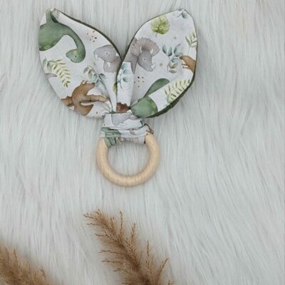 Greifling Ring FSC®-Holz Dino