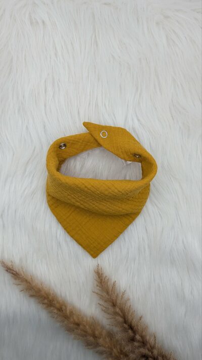Musselintuch Senfgelb (S)