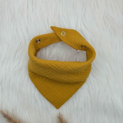Musselintuch Senfgelb (S)