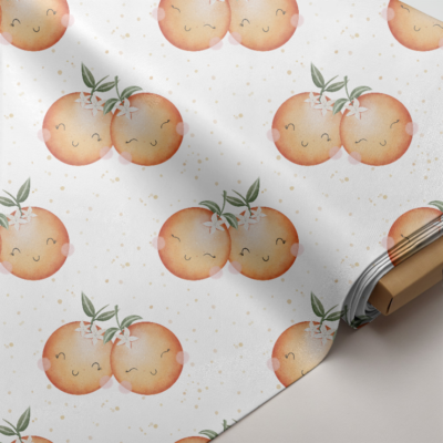 Bio French Terry Orangen - GOTS