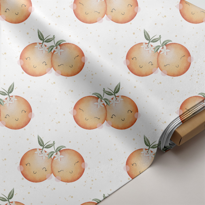 Bio Jersey Orangen - GOTS