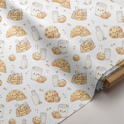 Bio French Terry Cookie & Croissant - GOTS