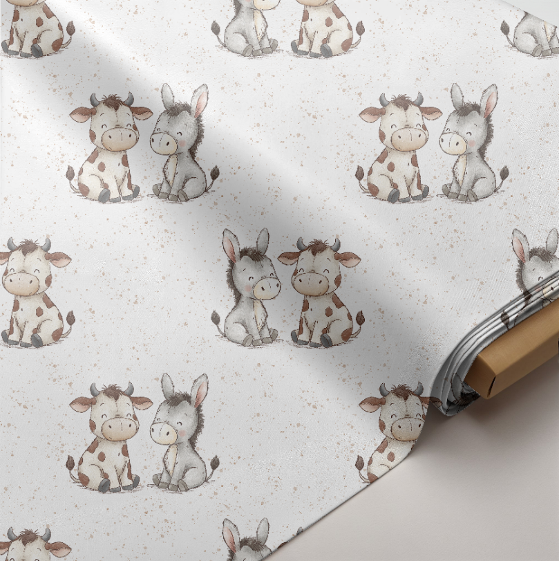 Bio Jersey Kuh/Esel - GOTS