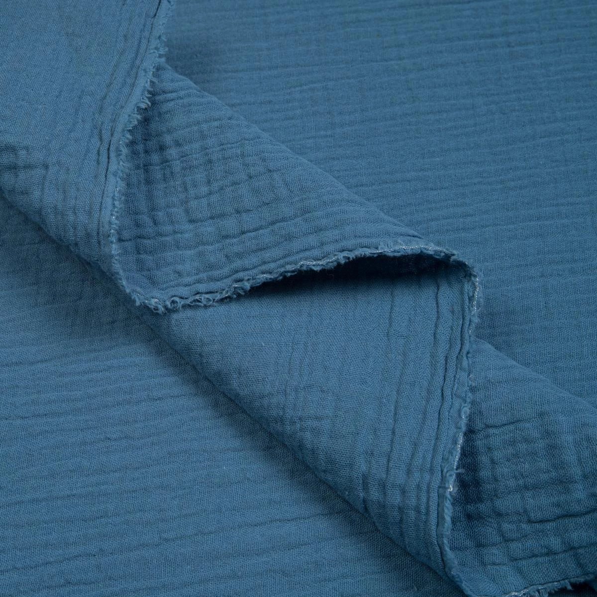 Bio Musselin - GOTS - petrol – Bild 2