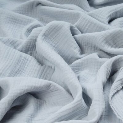 Bio Musselin - GOTS - grau