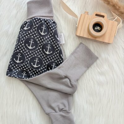 Mitwachshose Maritim/Anker Gr. 62/68