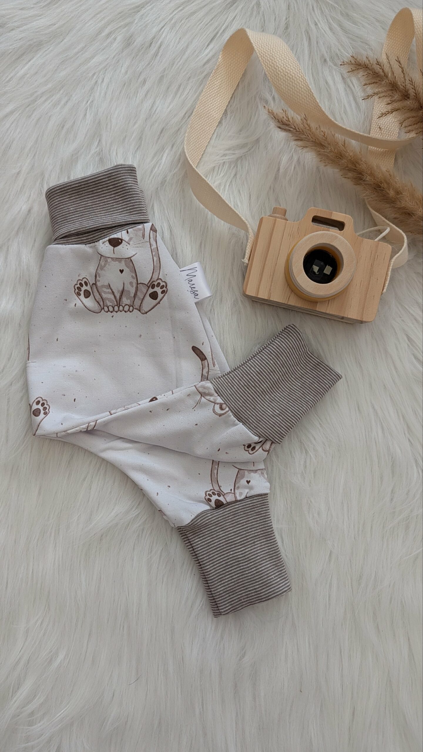 Mitwachshose Leopard Gr. 50/56