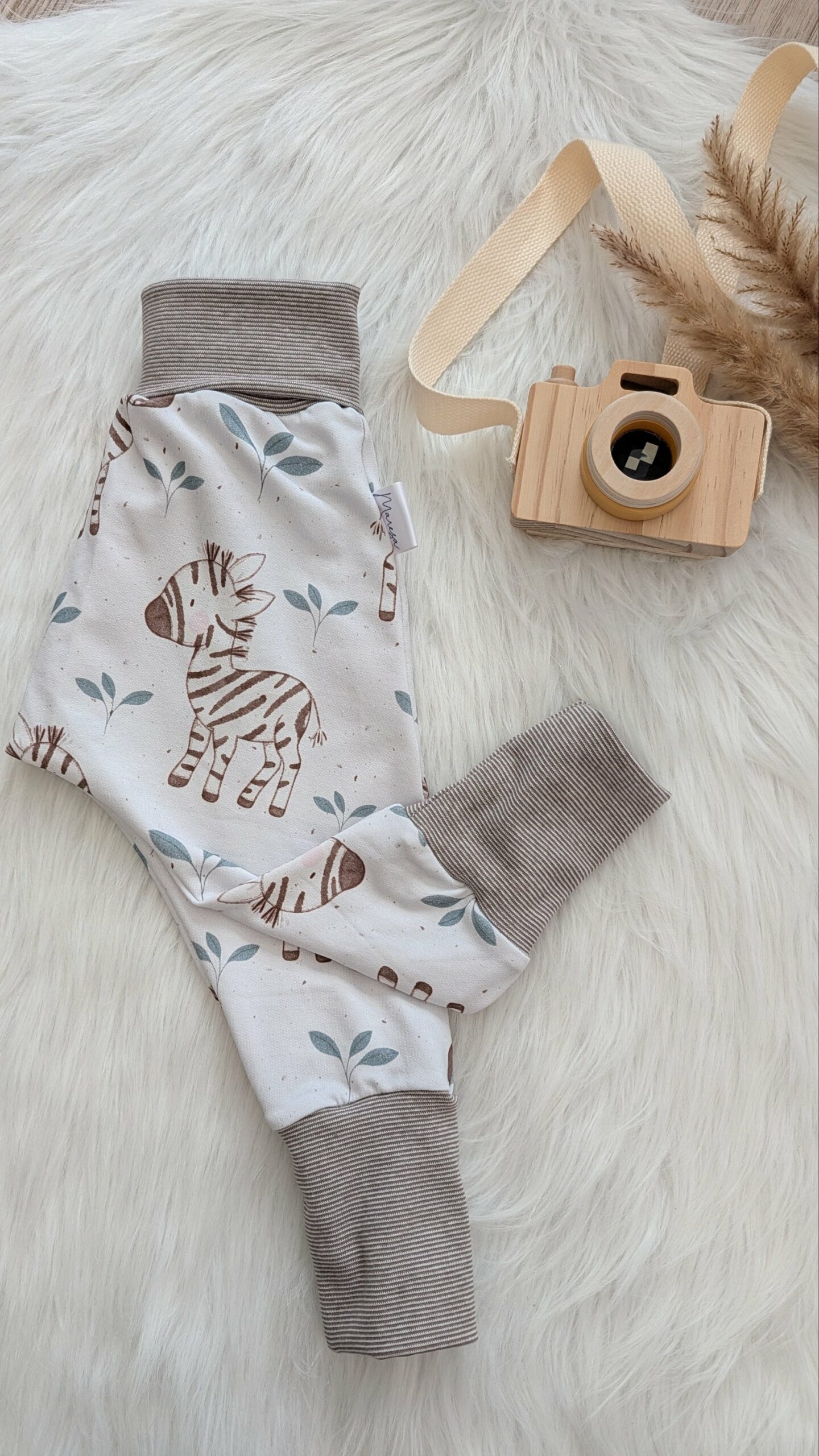 Mitwachshose Zebra Gr. 74