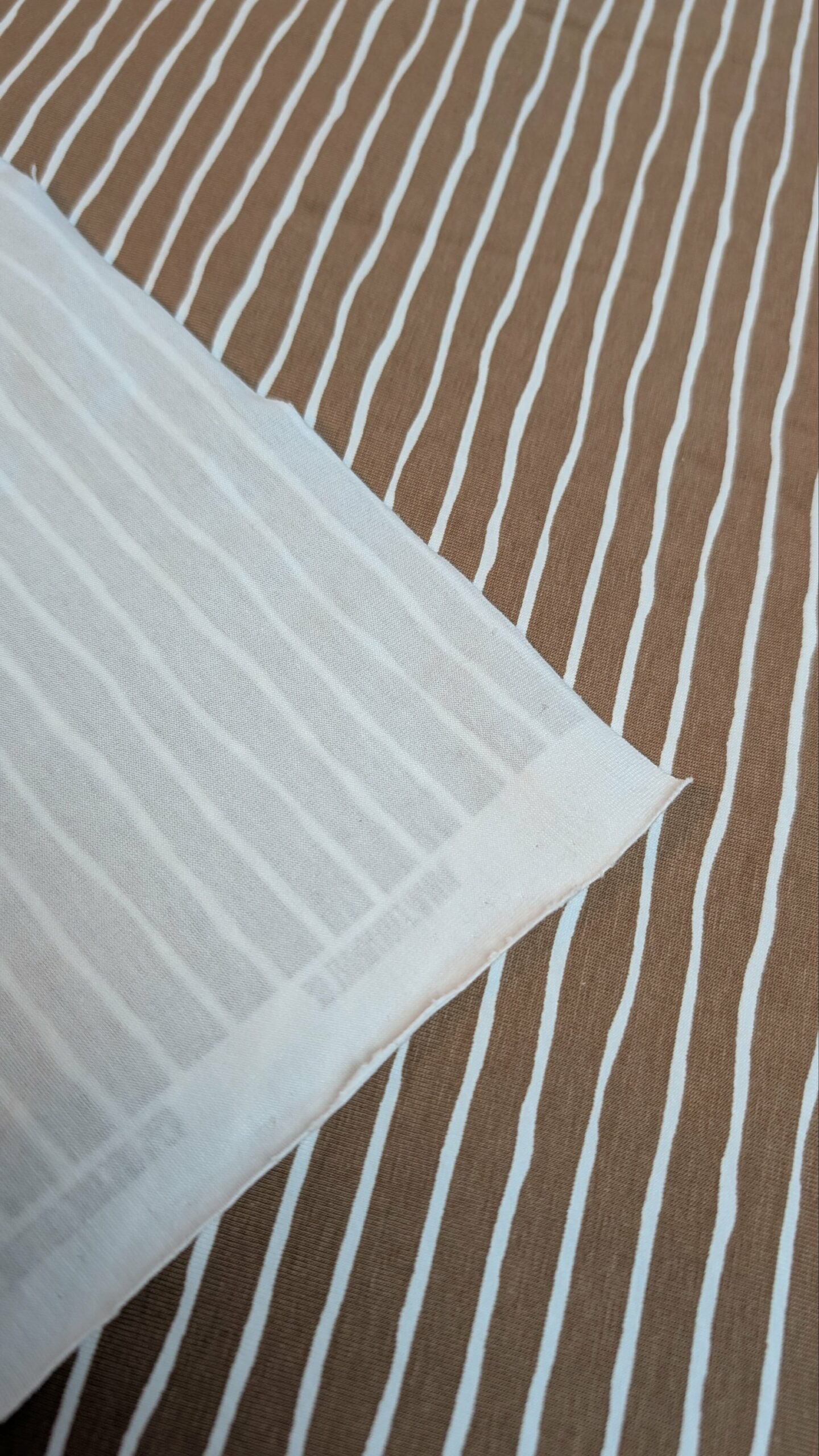 Bio Jersey Steifen braun - GOTS m – Bild 2