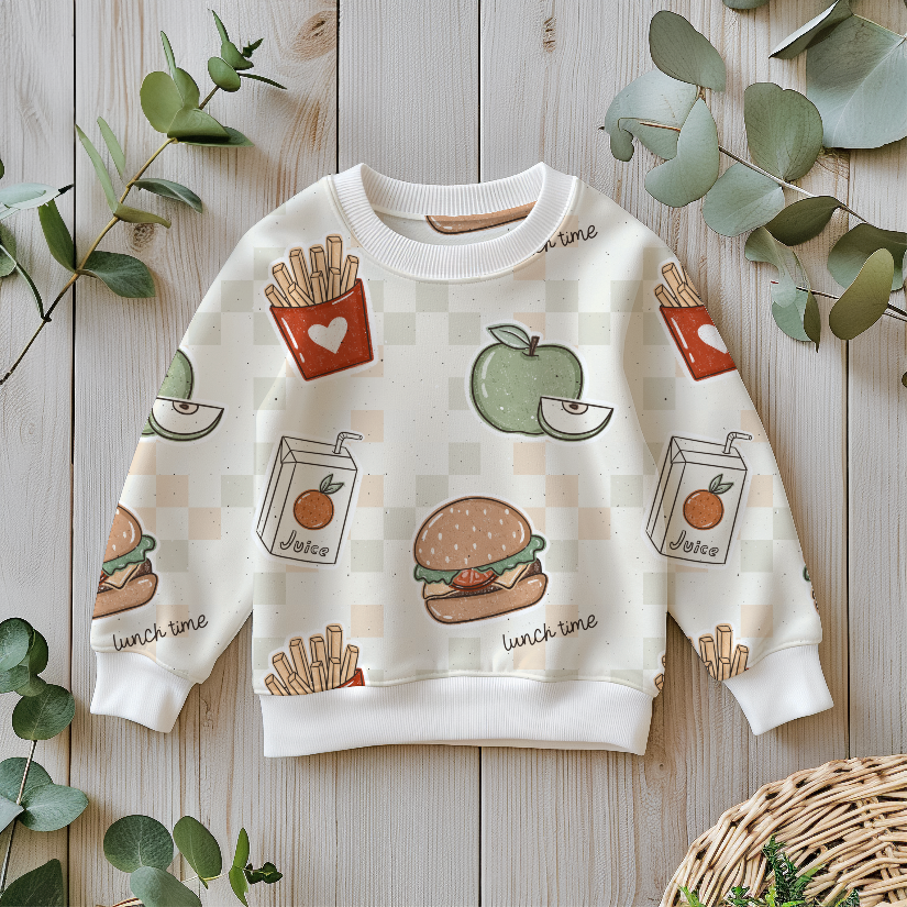 Bio Jersey Pommes & Burger - GOTS (Vorbestellung) – Bild 2