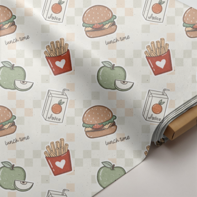 Bio Jersey Pommes & Burger - GOTS (Vorbestellung)