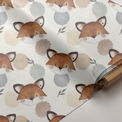 Bio Jersey farbenfroher Fuchs - GOTS (Vorbestellung)