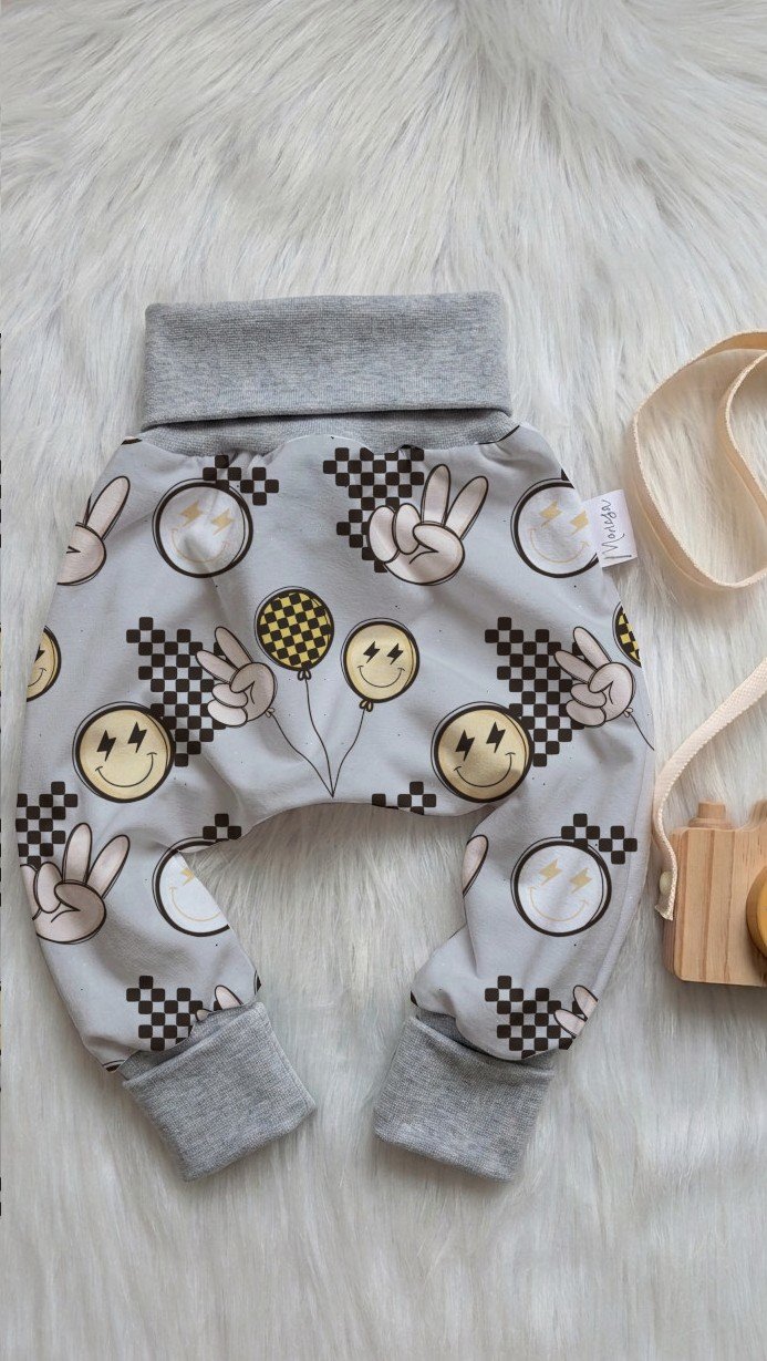 Bio Jersey Smilies in grau - GOTS (Vorbestellung) – Bild 2