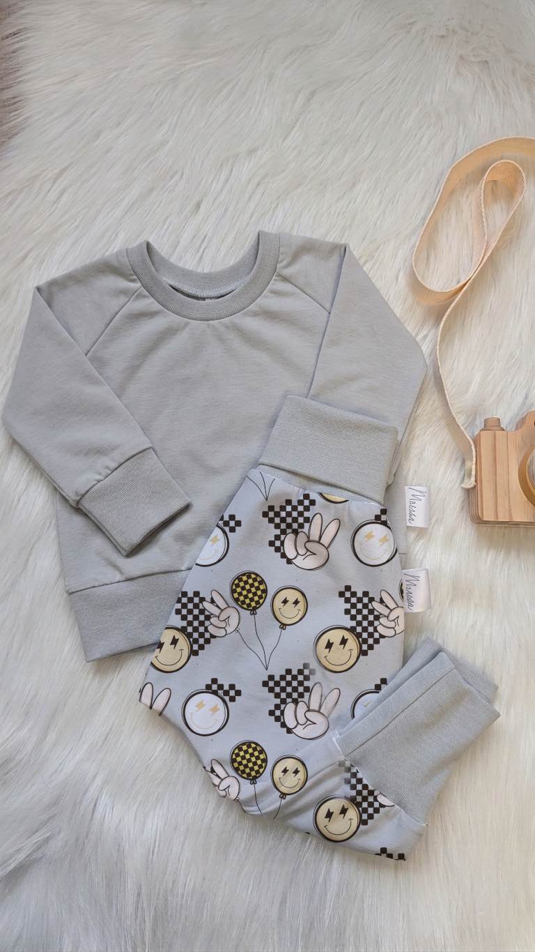 Set Grau - Pullover und Mitwachshose - konfigurierbar