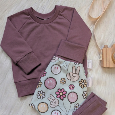 Set Altrosa - Pullover und Mitwachshose - konfigurierbar