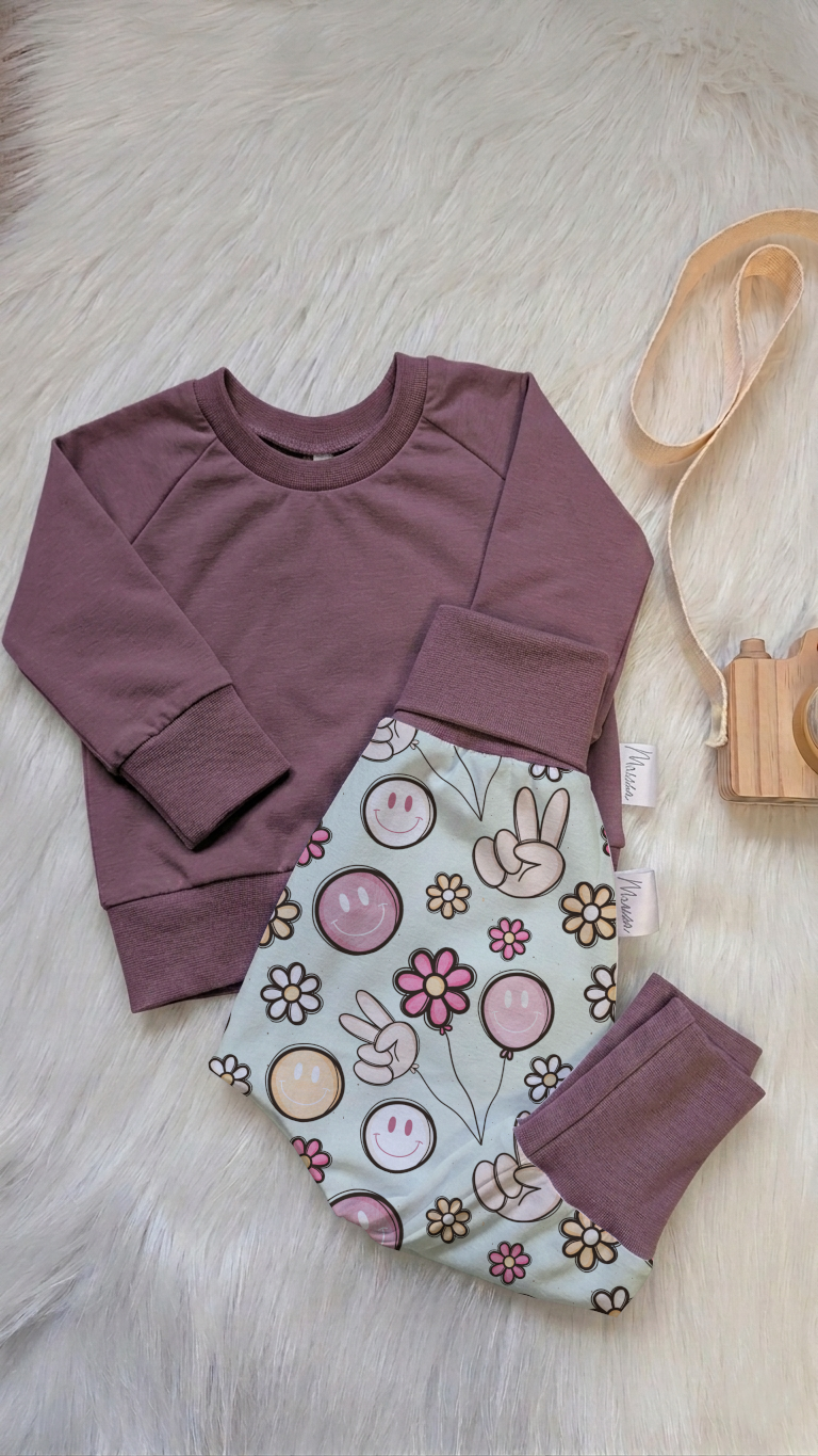 Set Altrosa - Pullover und Mitwachshose - konfigurierbar