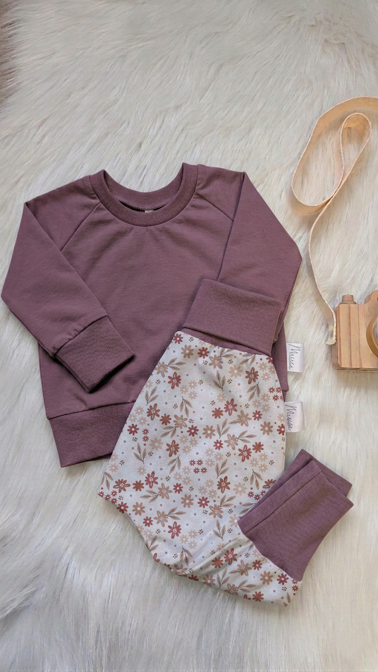 Set Altrosa - Pullover und Mitwachshose - konfigurierbar – Bild 3