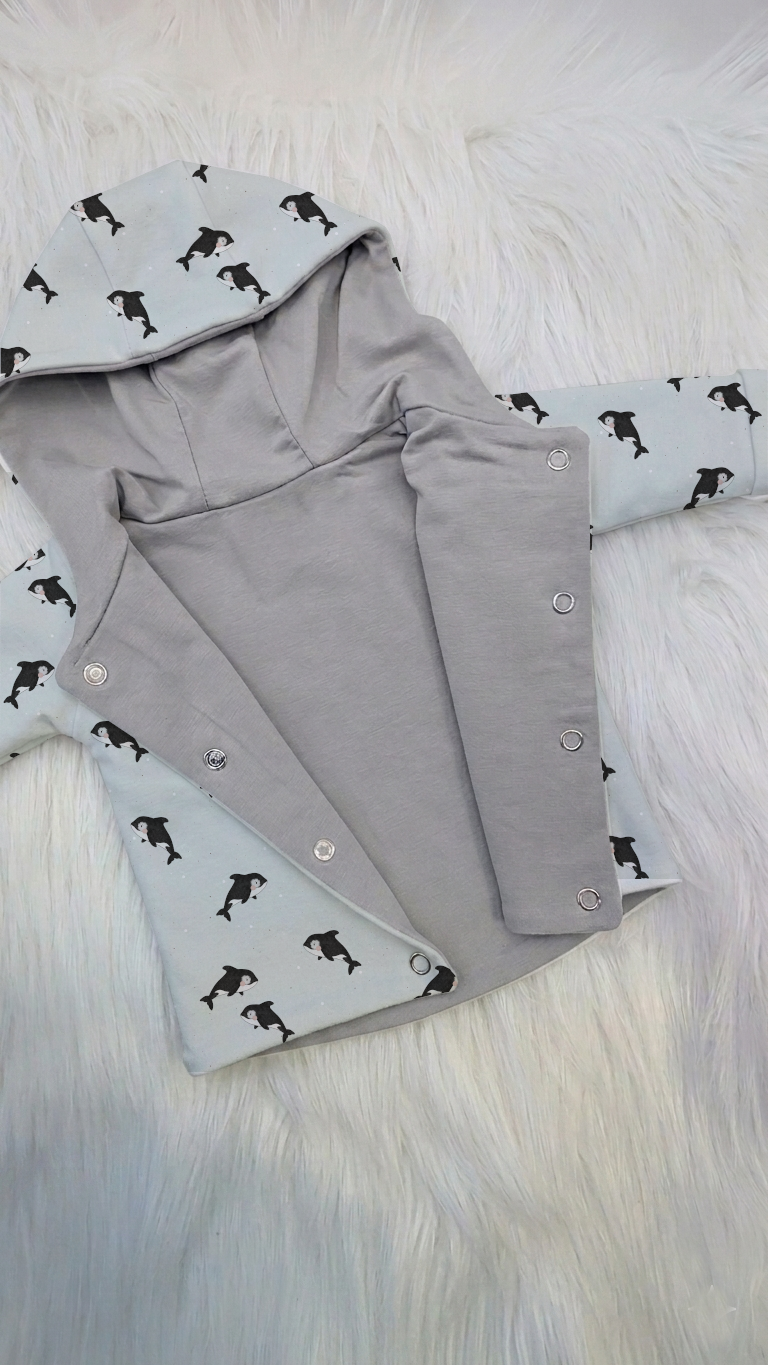Wendejacke Grau - konfigurierbar – Bild 2