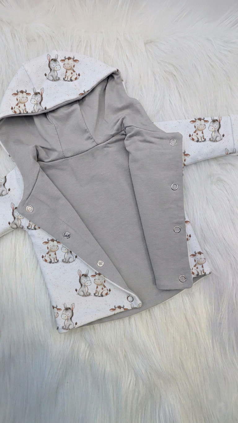 Wendejacke Grau - konfigurierbar
