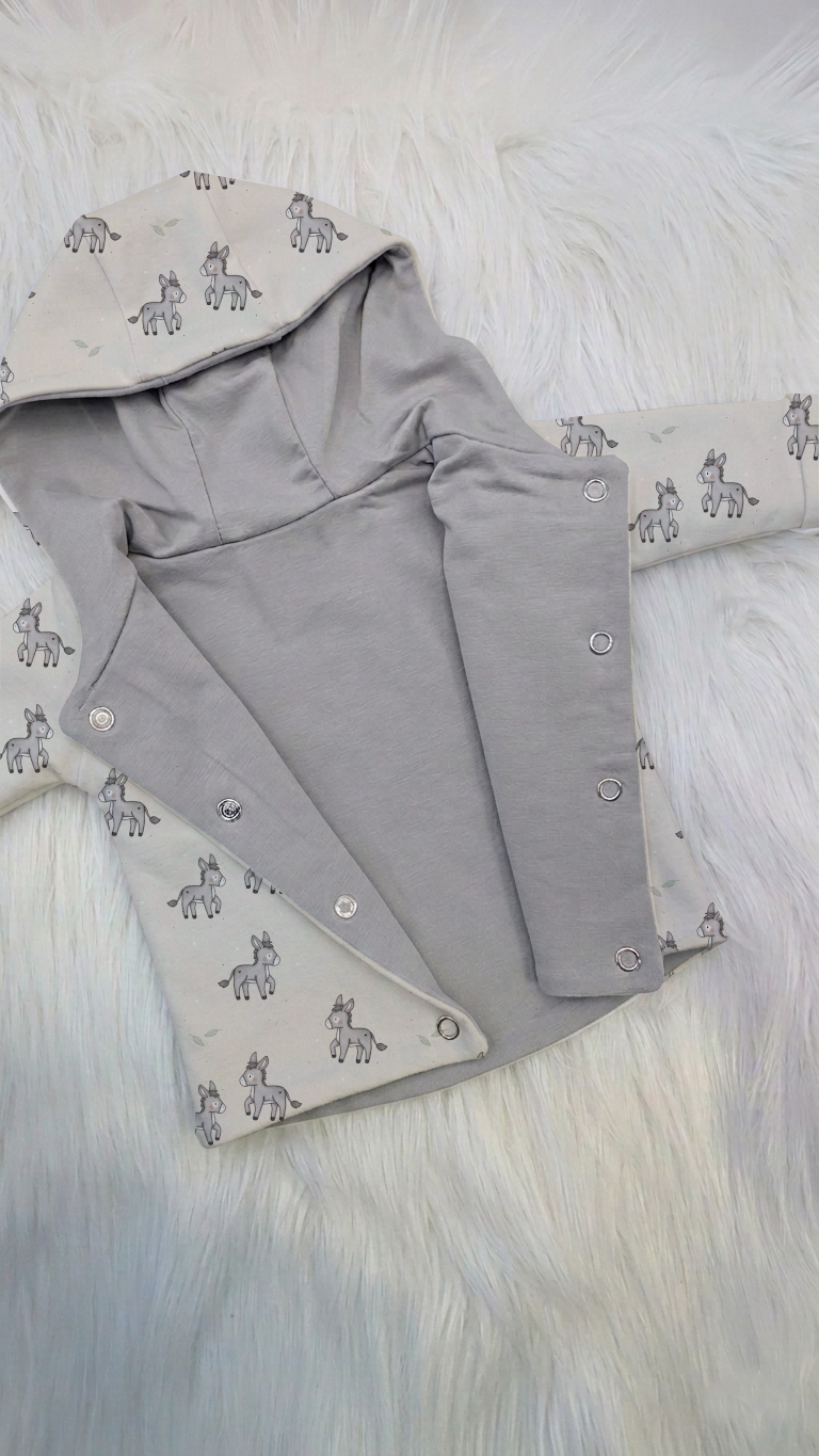 Wendejacke Grau - konfigurierbar – Bild 4