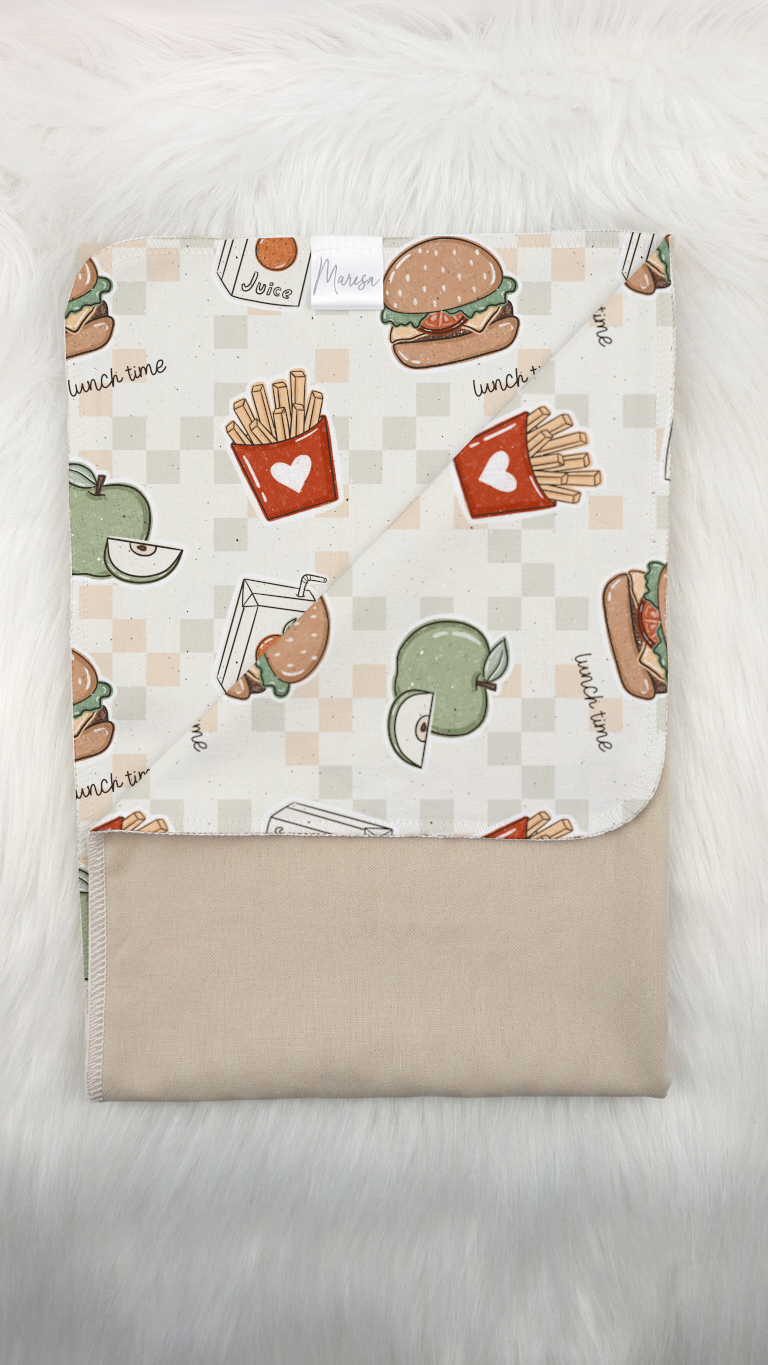 Bio Babydecke beige/Motivstoff wählbar - 70 x 100 cm – Bild 11