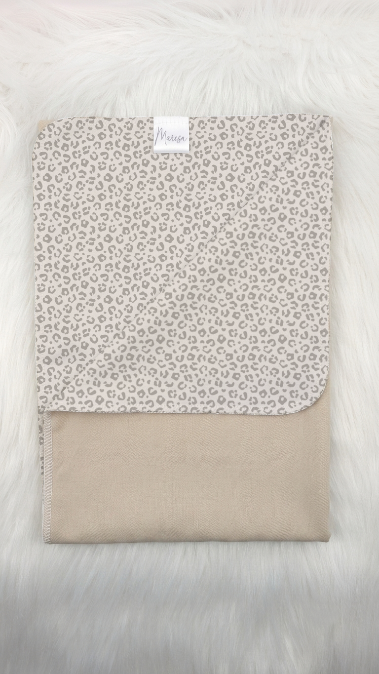 Bio Babydecke beige/Motivstoff wählbar - 70 x 100 cm – Bild 9