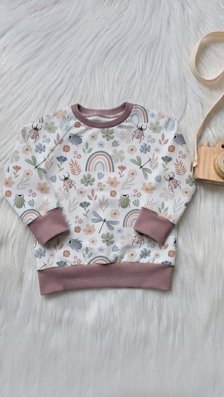 Pullover altrosa - Größe & Design wählbar
