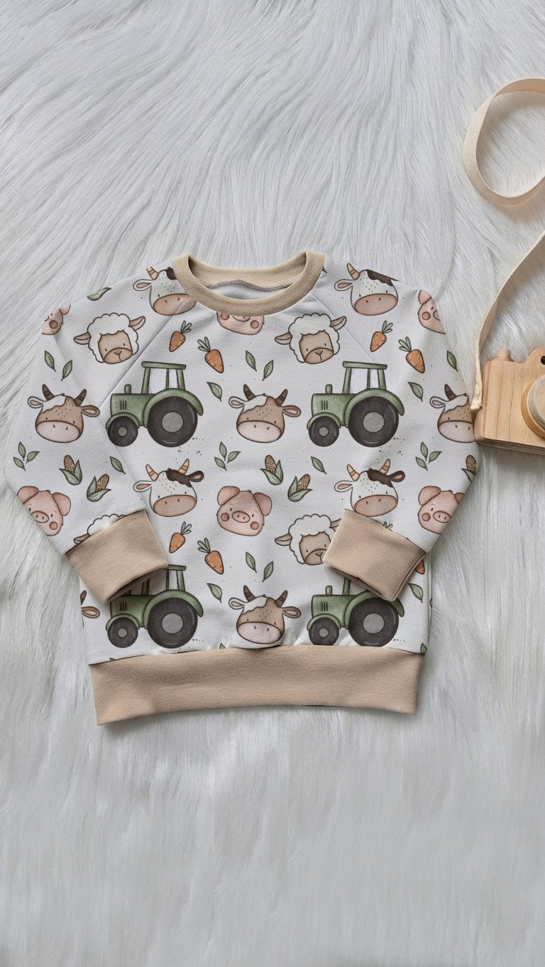 Pullover beige - Größe & Design wählbar – Bild 11