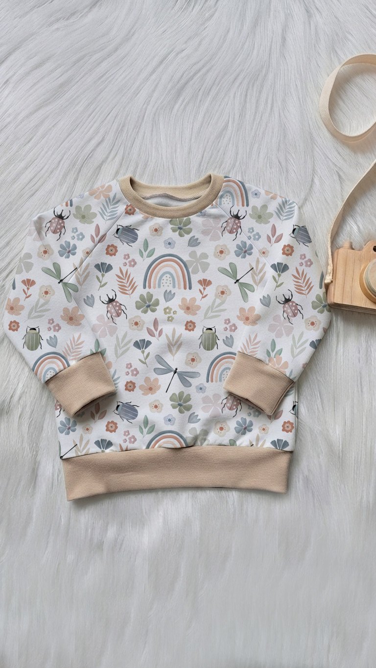 Pullover beige - Größe & Design wählbar – Bild 5