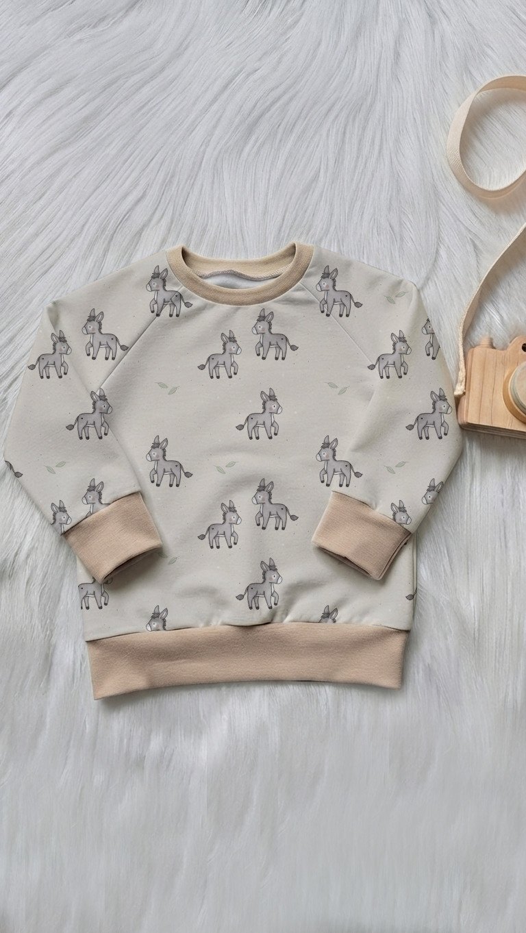 Pullover beige - Größe & Design wählbar – Bild 8