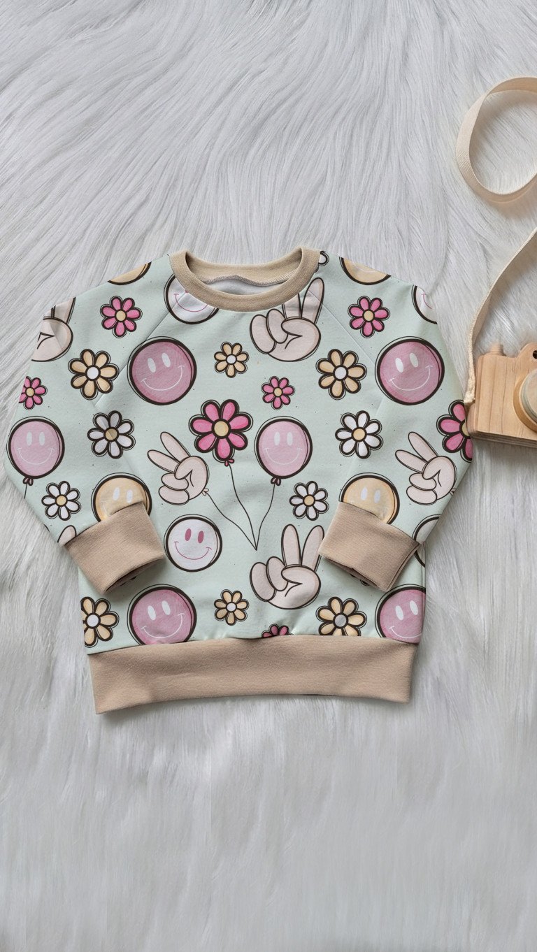Pullover beige - Größe & Design wählbar – Bild 3