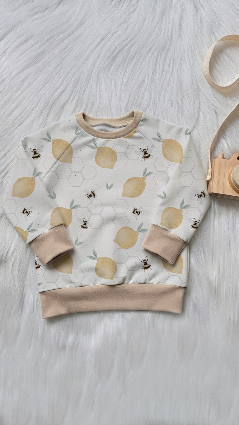 Pullover beige - Größe & Design wählbar – Bild 7