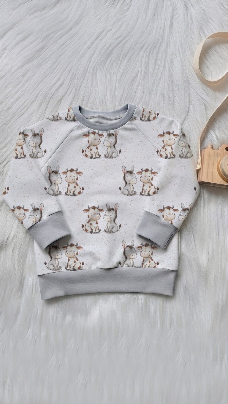 Pullover grau - Größe & Design wählbar – Bild 14