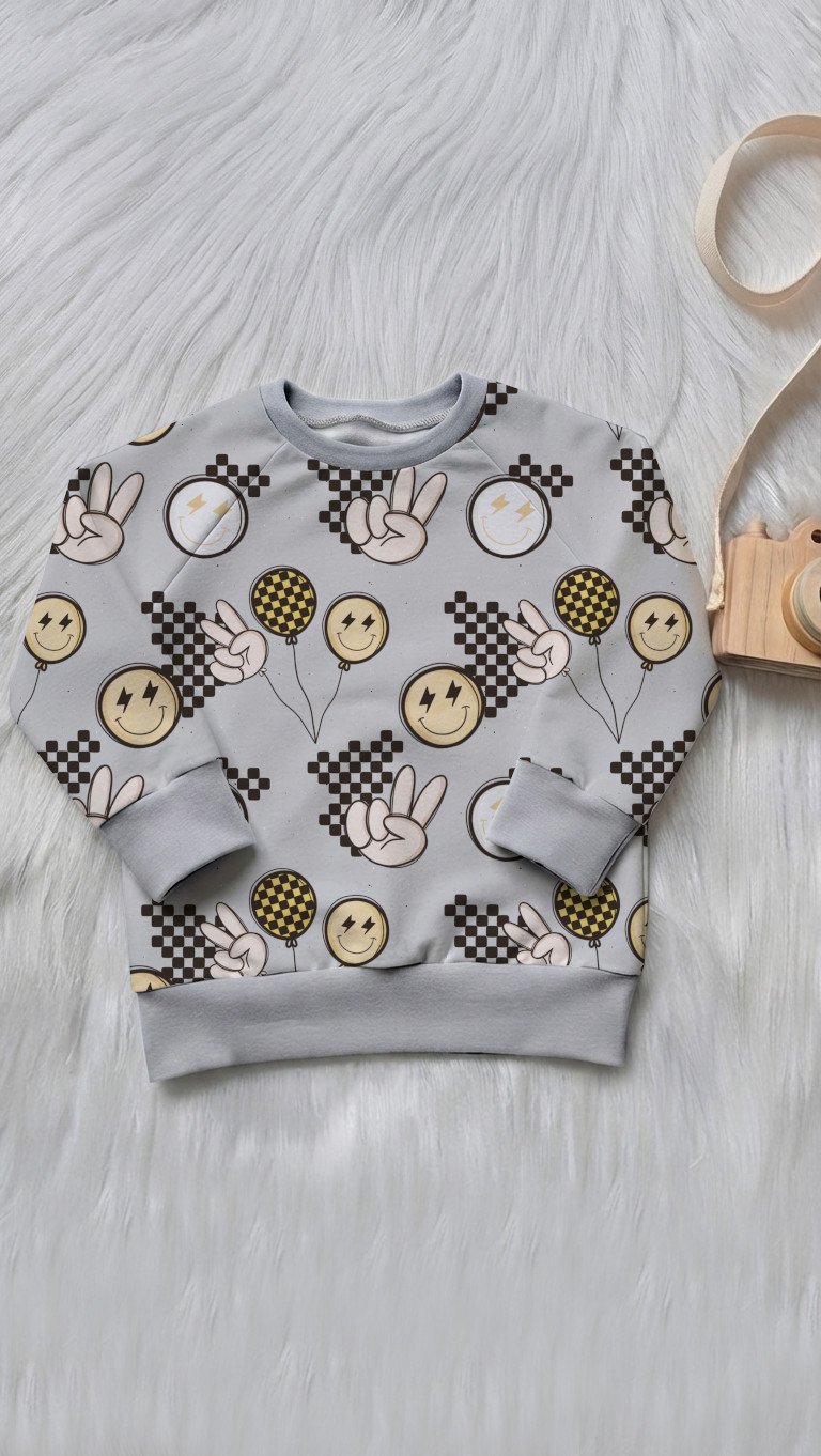 Pullover grau - Größe & Design wählbar – Bild 8
