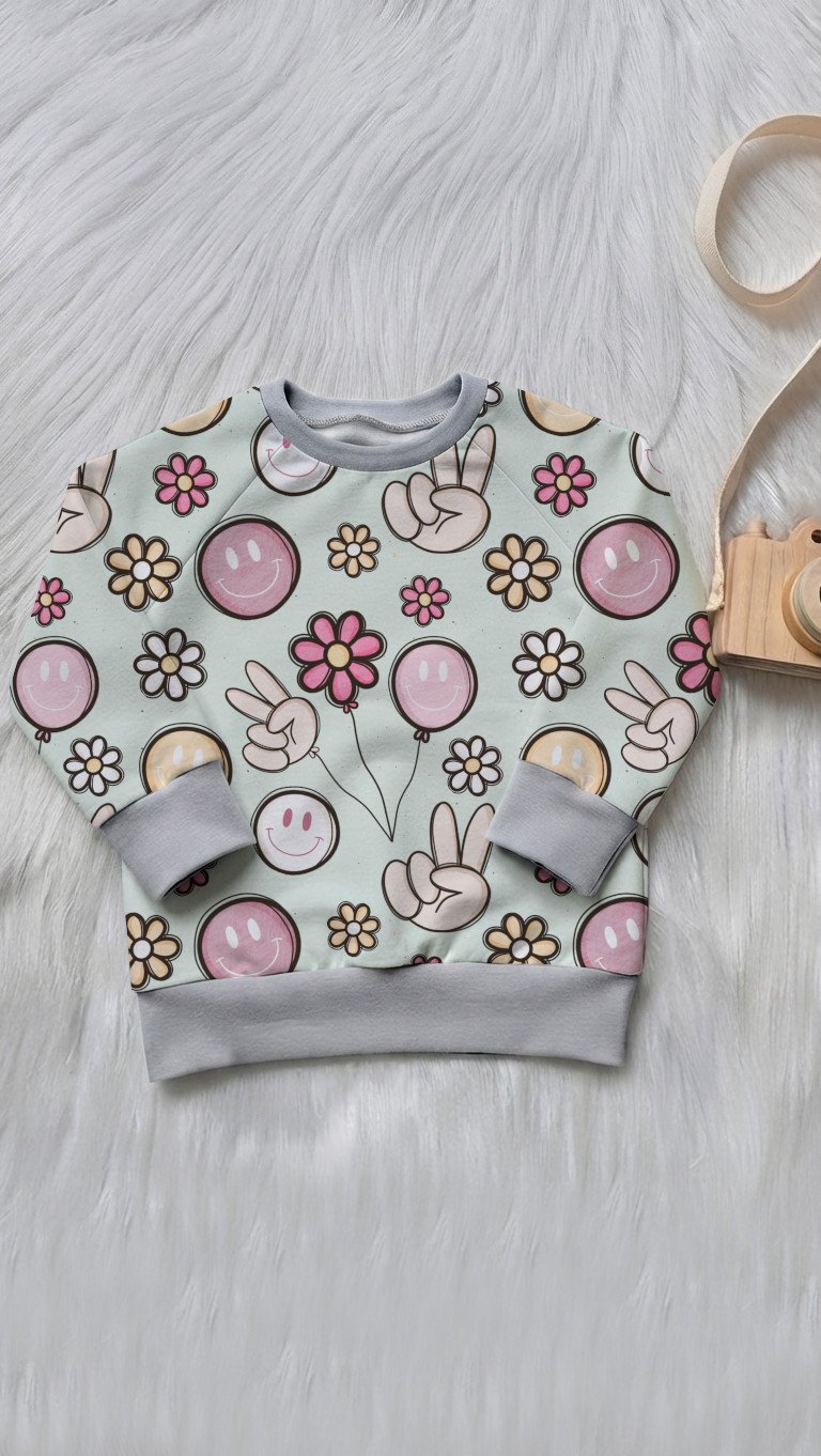 Pullover grau - Größe & Design wählbar – Bild 5